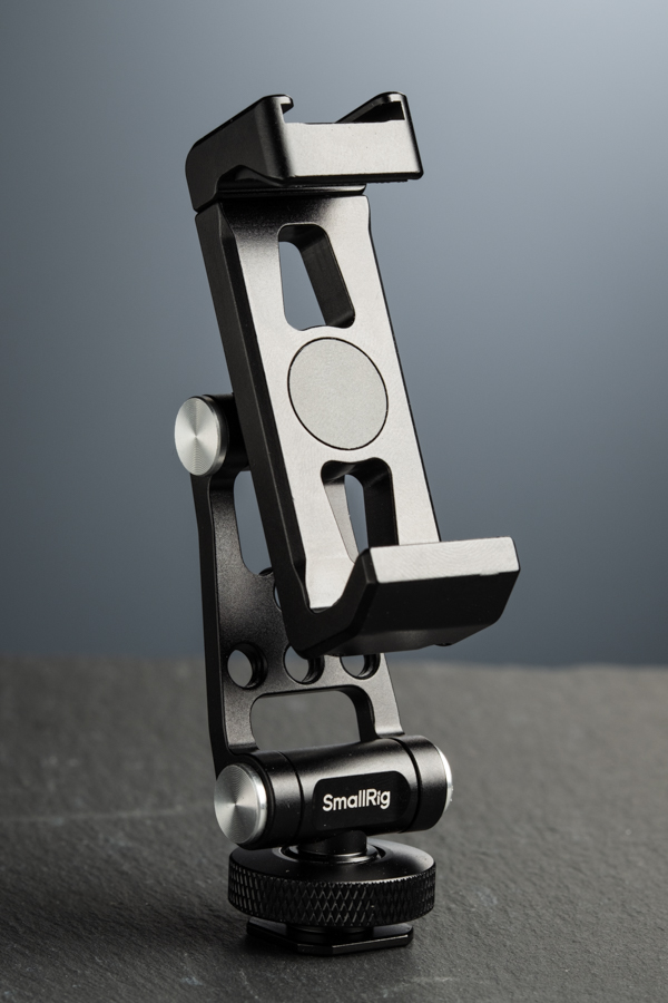 SMALLRIG Support de méléphone en métal avec Cold Shoe